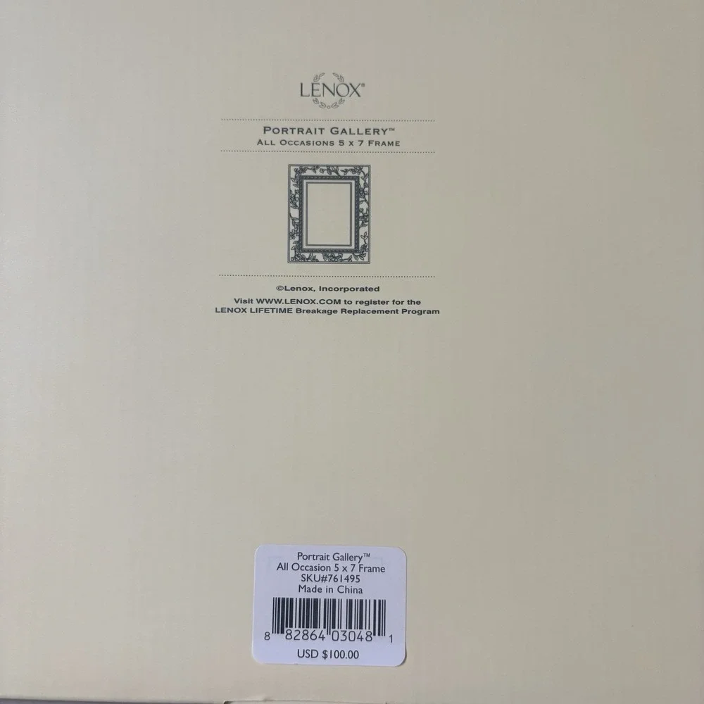 Lenox Portrait Gallery 5x7 Frame New With A Flaw, With‎ Box